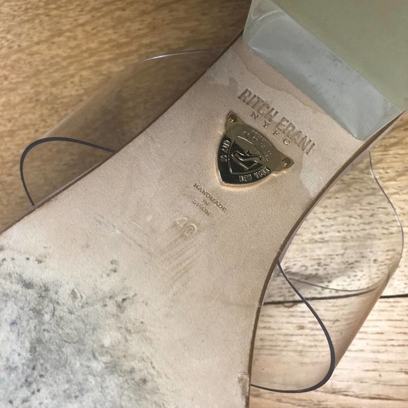 Ritch Erani NYFC Barbara Clear Acrylic Heel Sandal - Picture 9 of 9